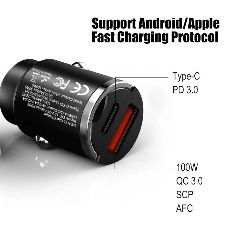 Phantom 100W dual-port fast charging protocols